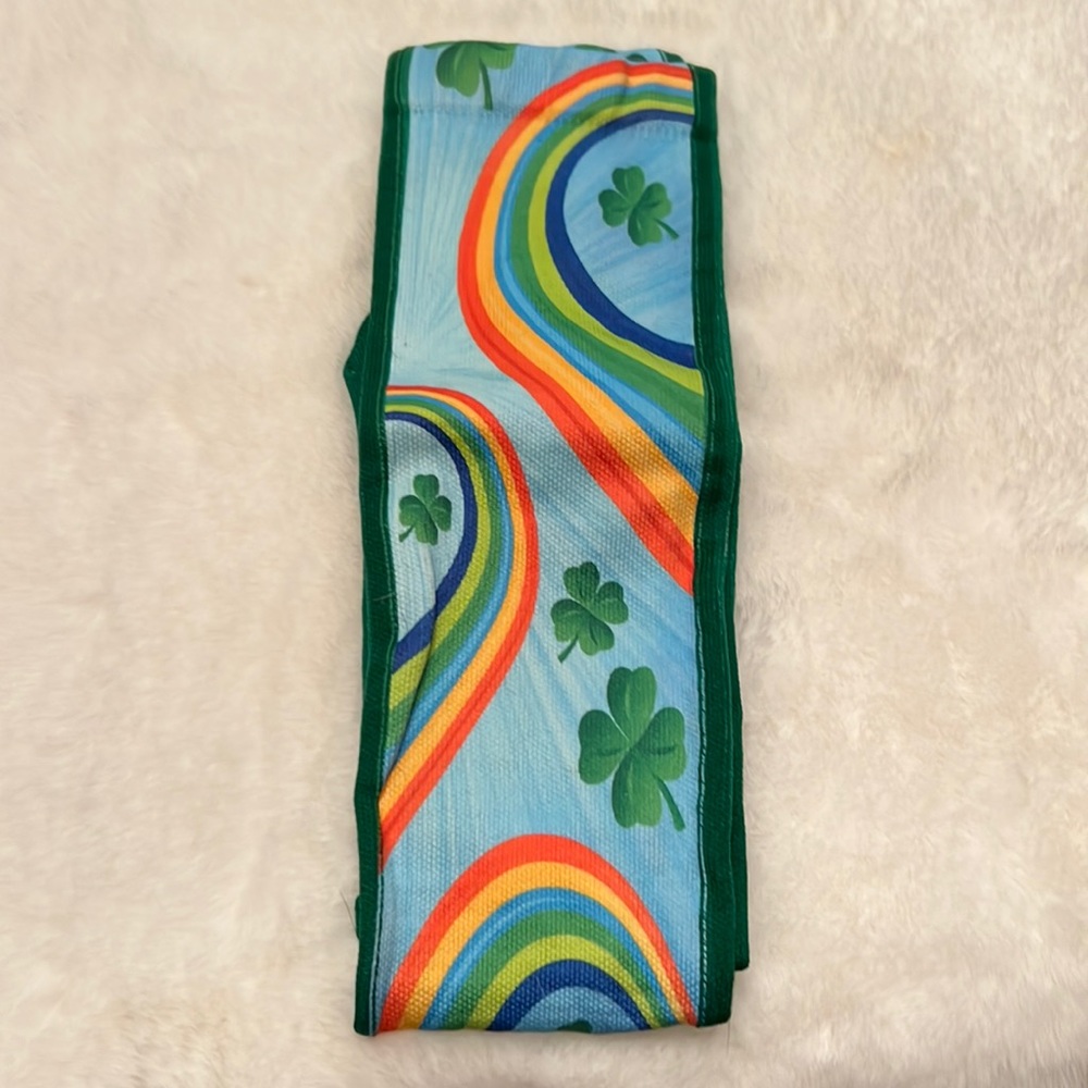 Crazy compression st paddy day socks / rainbows